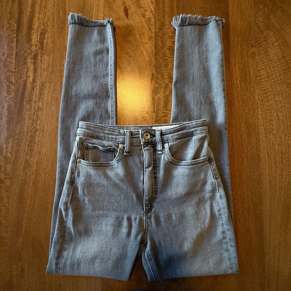 Rag & Bone Women’s Jeans Size 23 Gray Stretch Denim Mid Rise